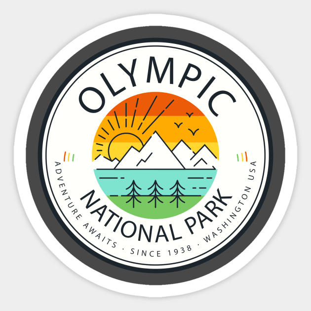 Olympic National Park Sticker by roamfree